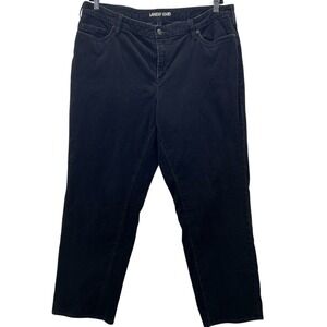 Lands End Corduroy Pants‎ Black 18W